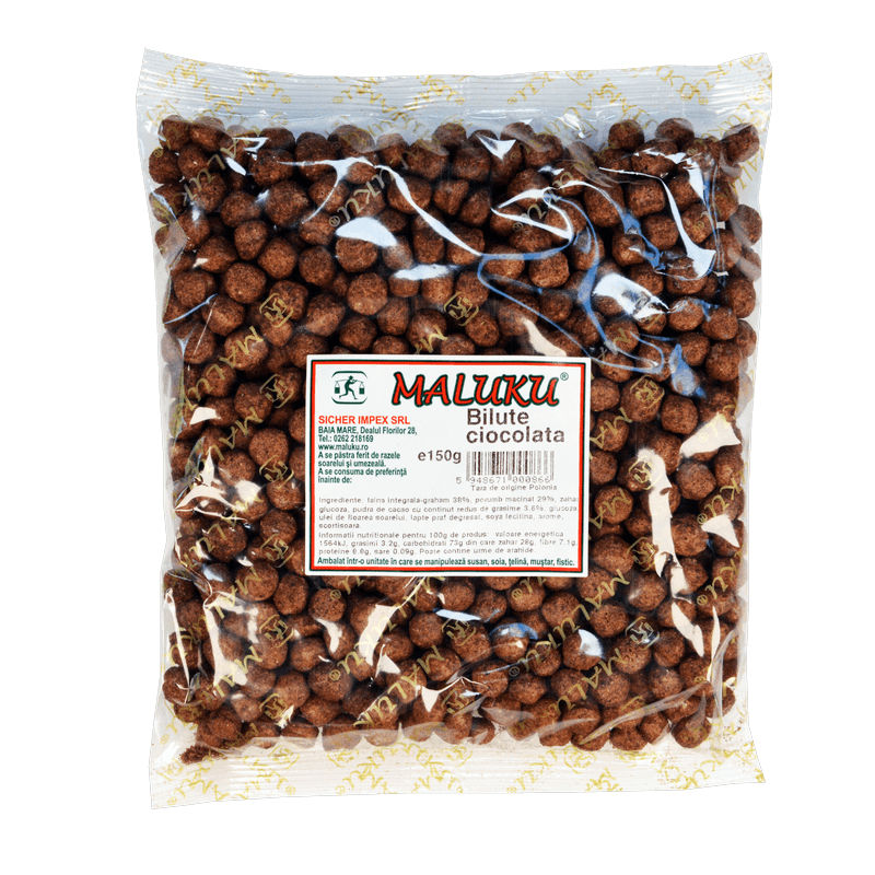 Cereale biluțe ciocolată plic 150 g