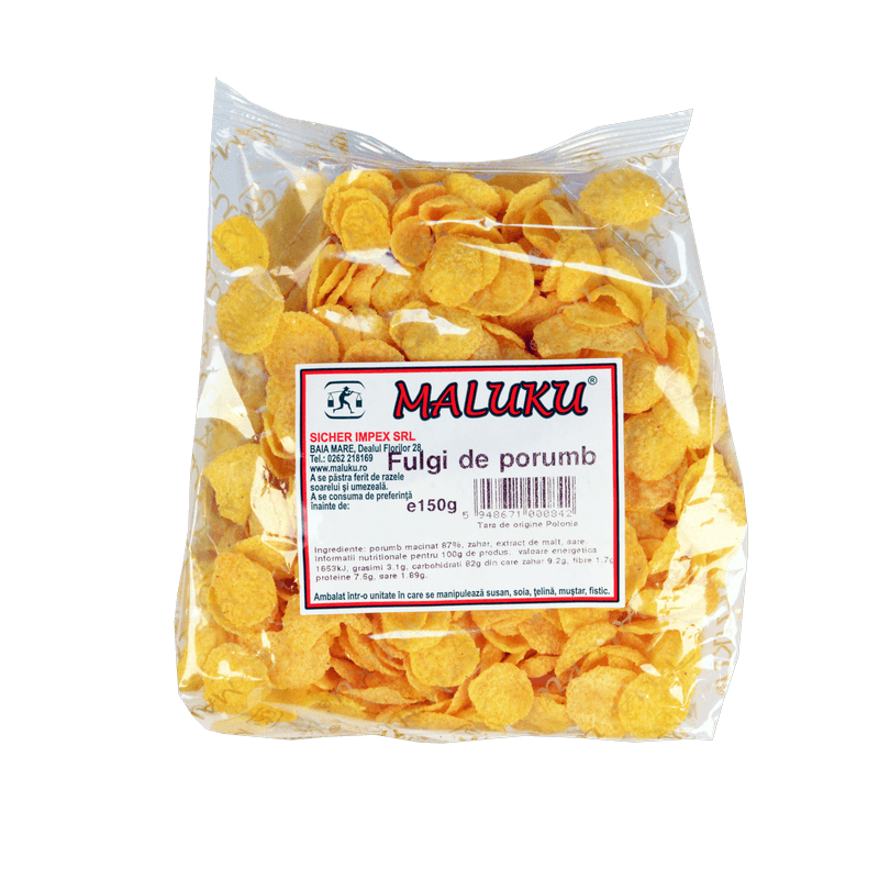 Cereale fulgi de porumb plic 150 g