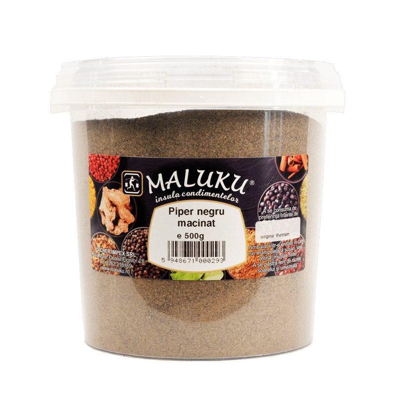 Piper negru măcinat găleată ½ kg